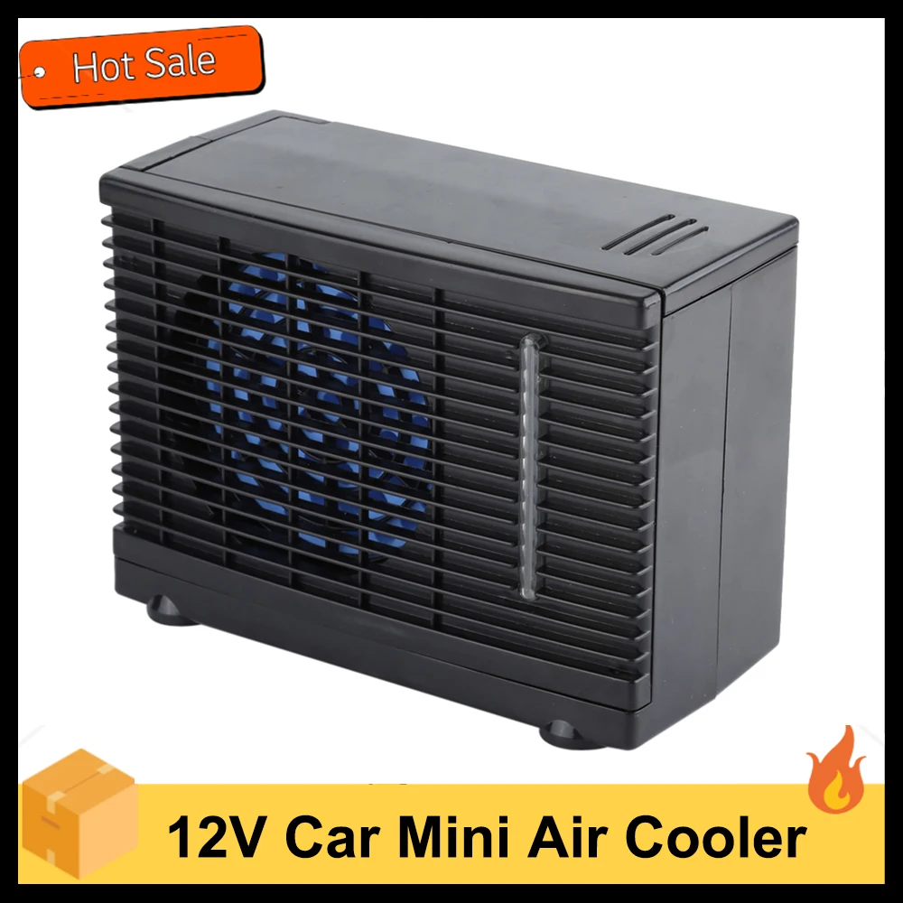 Mini Car Air Cooling Fan Evaporative Air Cooling Fan Portable 12V Car Truck Home Mini Air Cooler Evaporative Water Cooling Fan