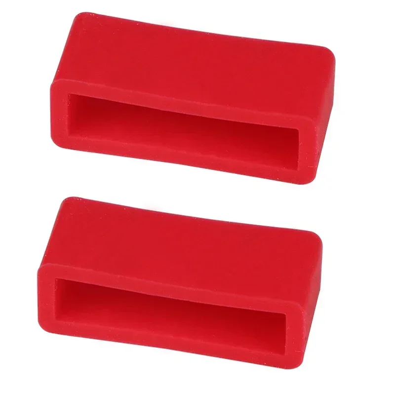 4 Stück Silikon-Armbandring, 12, 14, 16, 17, 18, 19, 20, 22, 24, 26 mm, wasserdichte Schlaufen, Sicherheitshalter, Uhrenzubehör, Gummiband-Halter – Detail 12