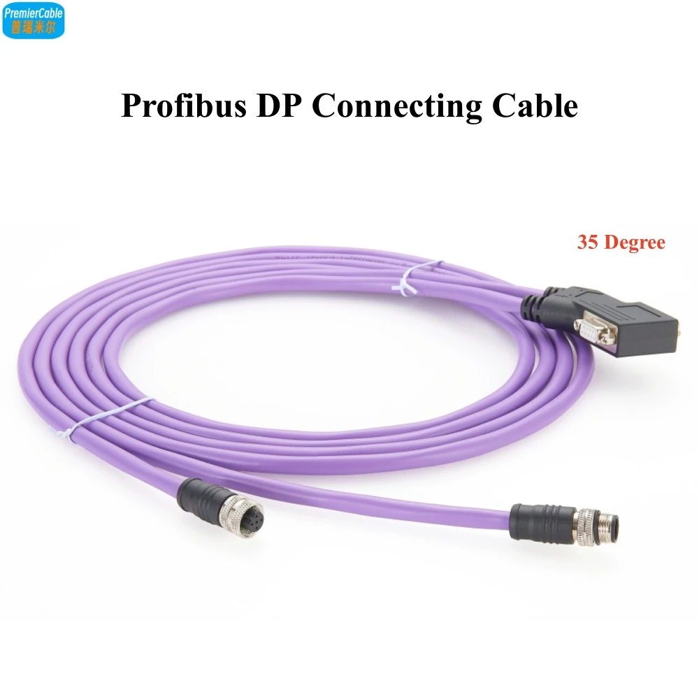 

Profibus DP Connecting Cable PLC Profibus-DP Communication Connector M12 B Coded to DB9 Compatible SUBCON-PLUS-PROFIB/PG/SC2