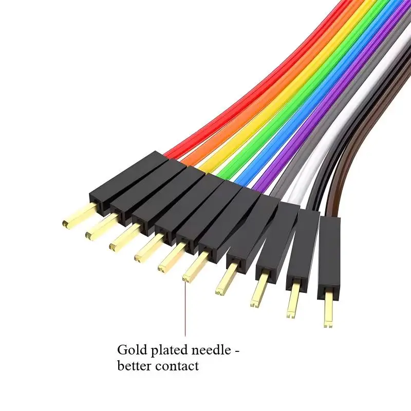 High-quality pure copper 10P set of DuPont wires, electronic connector wires, jumper wires 20cm/30cm/50cm