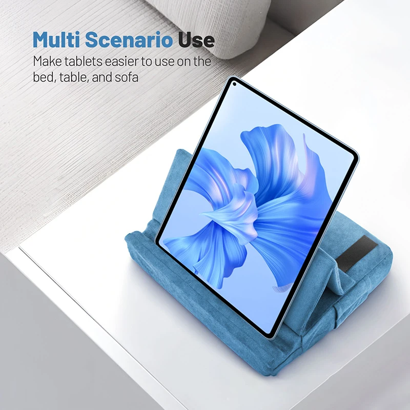 Foldable Laptop Holder Phone Tablet Pillow Stand Bracket For IPad For Macbook Bed Working Tablet Soft Pad For Office Living Room