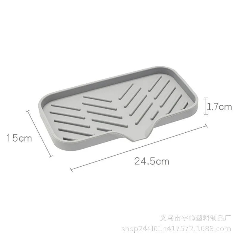 New Silicone Soap Box Does Not Accumulate Water Creative Japanese Bathroom Toilet Silicone Soap Box Drain Pad