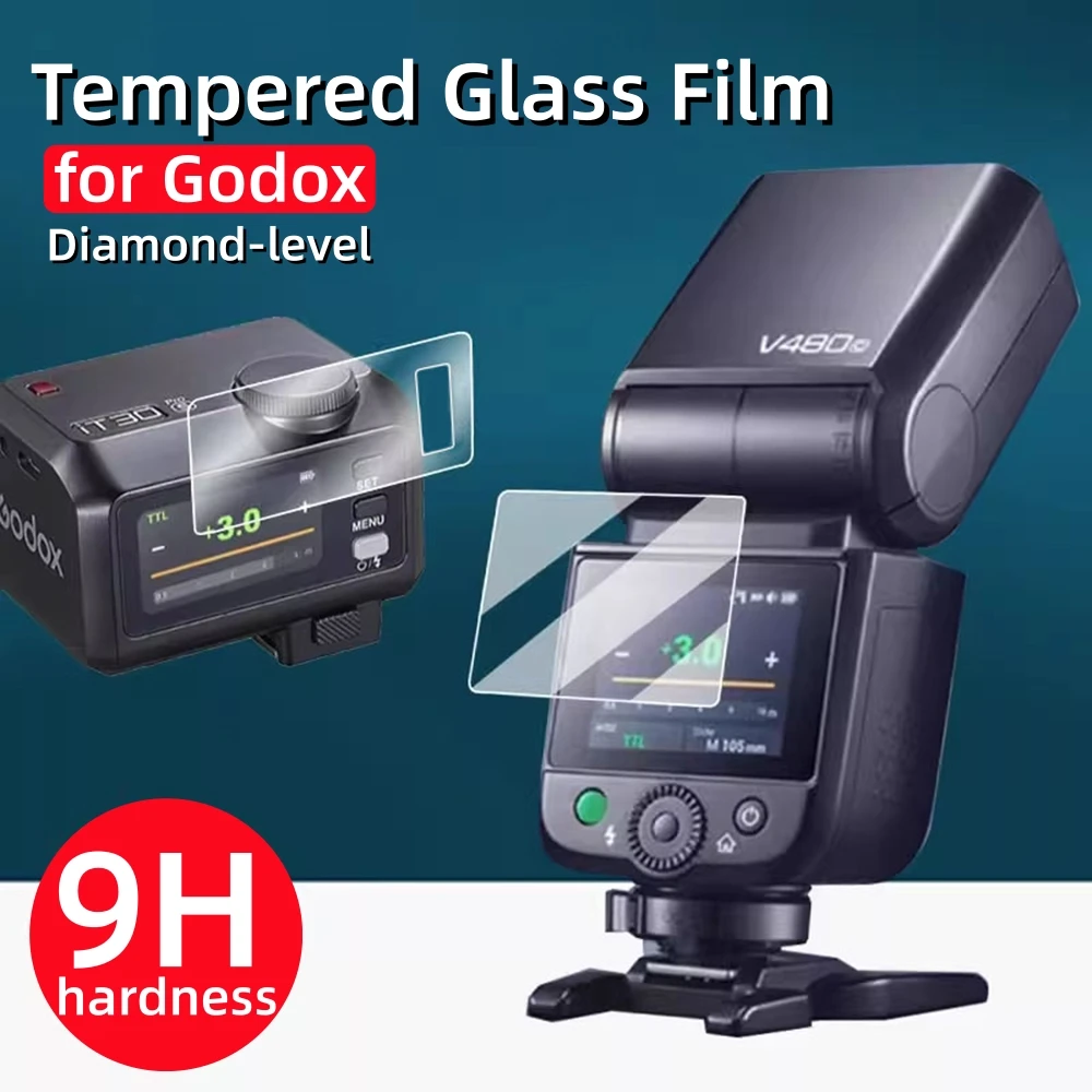 Tempered Glass Screen Protective Film For Godox iT30 Pro V1 Mid V480 V350 TT685II V850III V860III TT600 XPro II X3 Pro V100 iT32