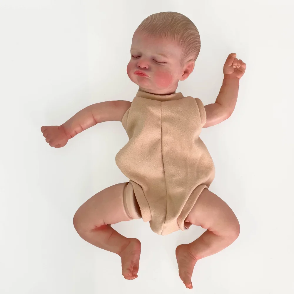 

18inch Reborn Doll Kit Rosalie Newborn Baby Lifelike Soft Touch Already Painted Visible Veins Unassembled Doll Parts with Body