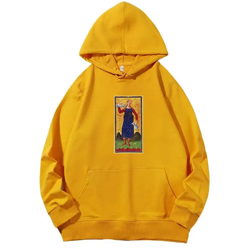 Arcanum Temperance Damen Fashion Hooded Sweatshirts Hooded Shirt Spring Autumn Essentials Hoodie Hooded Shirt Men's Clothing