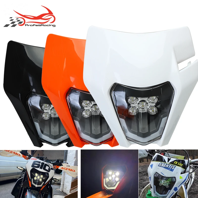 

Front Light Motorcycle Headlight Universal Headlamp For KTM EXC EXCF SX SXF XC XCF XCW XCFW 125 150 250 300 350 450 530 LED
