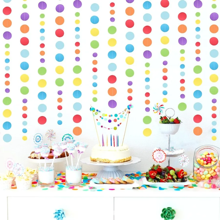 5 Pcs Rainbow Garla… - image