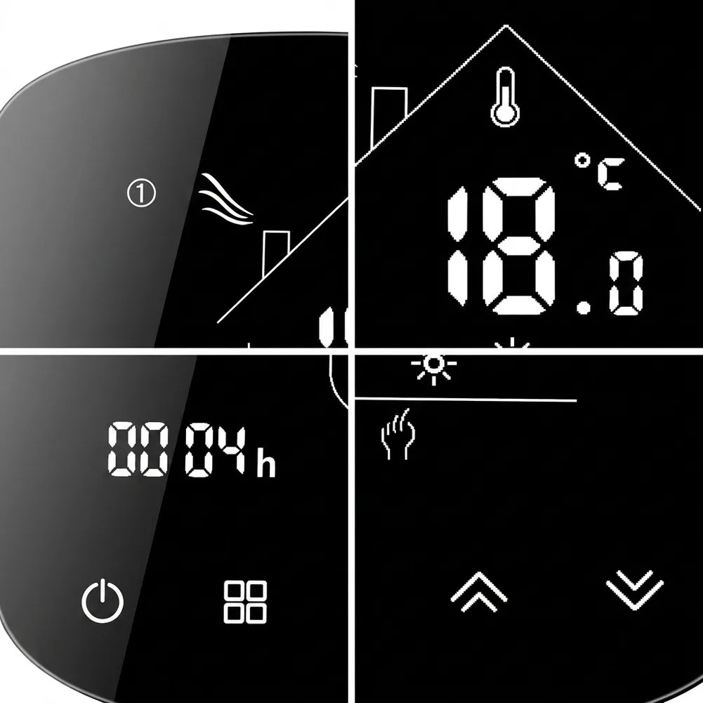 Household Indoor Heating Control Device WiFi‑Enabled Smart Thermostat Voice‑Command Supported Programmable Temperature Accessory