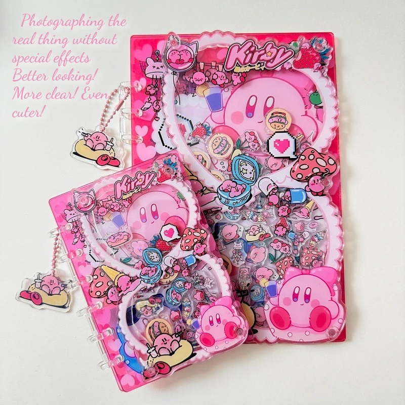 Acrylic Shaker Book A5 A7 Creative Fashion Kirby Diary Handbook Collection Note Stationery Loose-leaf Book Friend Exclusive Gift - view 5