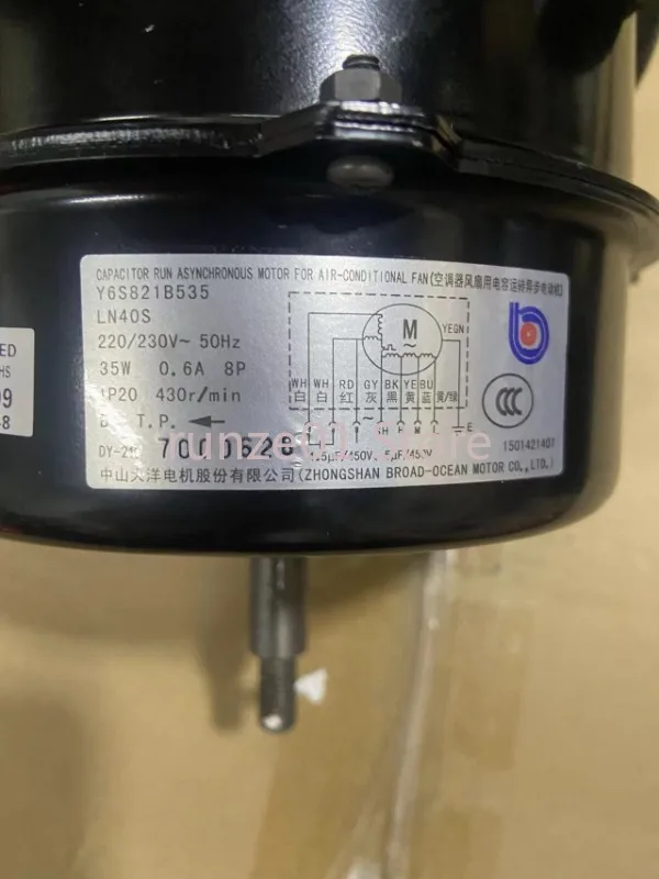 Condizionatore d'aria 2 cabinet motor LN35W YDK35-8WN ventola LN40S YDK35-8SN