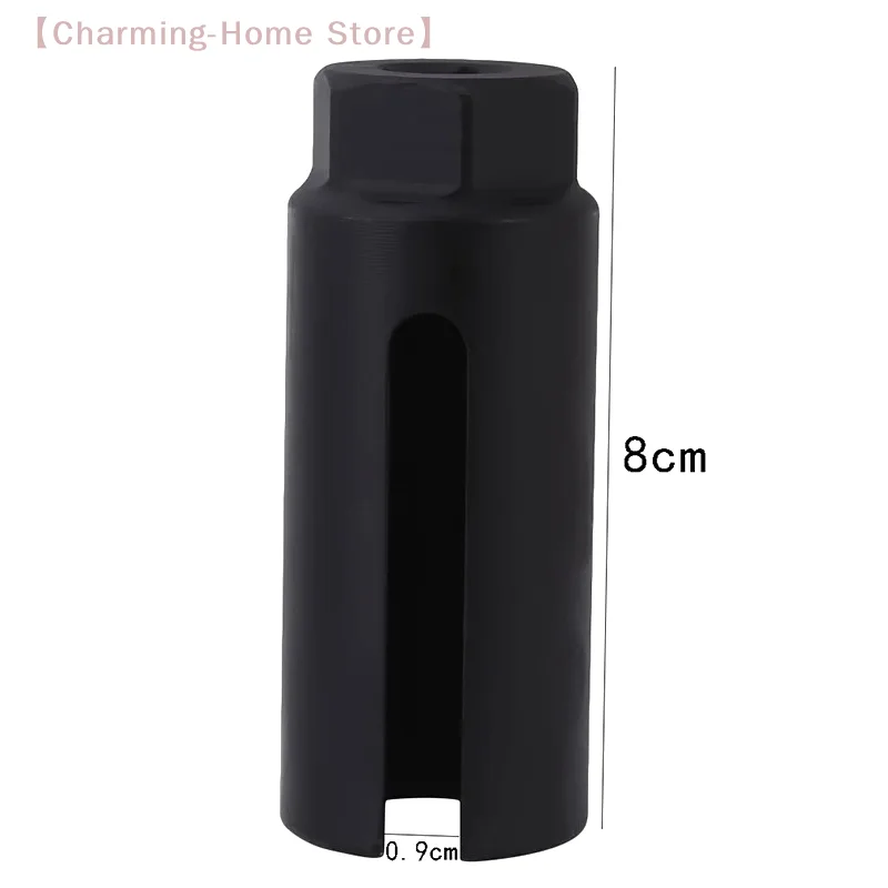 

【M】Black Narrow Mouth Oxygen Sensor Sleeve European-style Oxygen Sensing Socket Wrench Car Special Tool For Repairing
