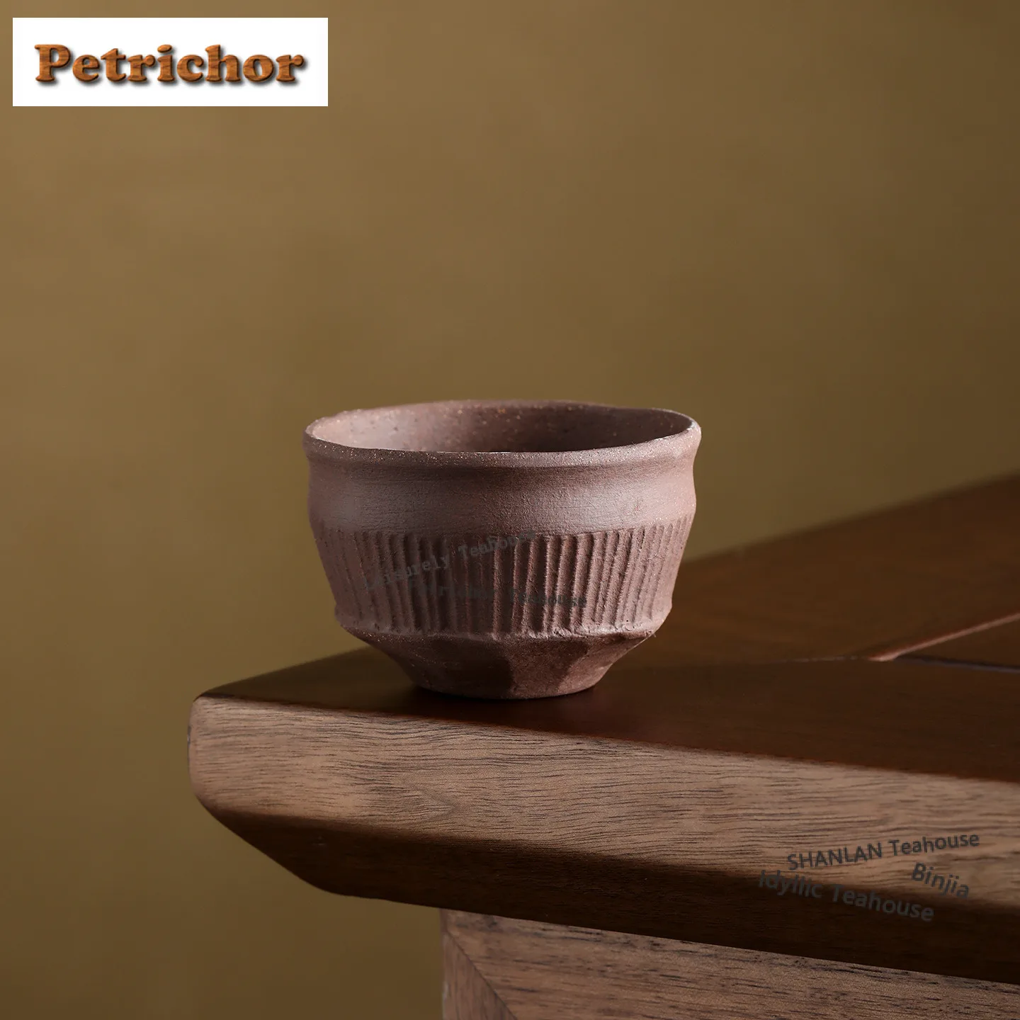 

80 мл фиолетовая глина с прямым узором, роскошная чайная чашка, образец чая, чайная чашка, чашка для дегустации чая, чашка для запаха Jianzhan Master Cups Cha