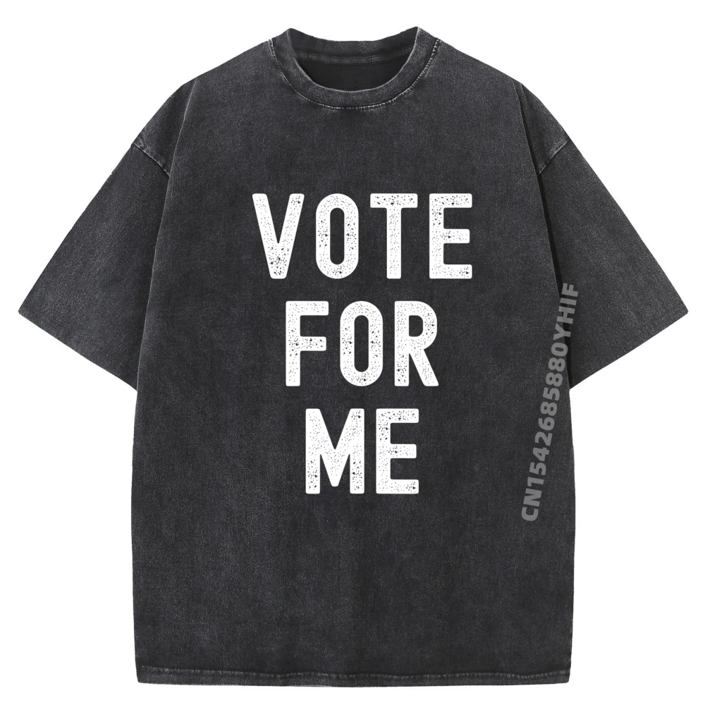 

Мужская стираная рубашка Vote For Me, оптовая продажа, футболки, 100 шт., весенние рубашки, футболка с рисунком для мужчин, стиль панк