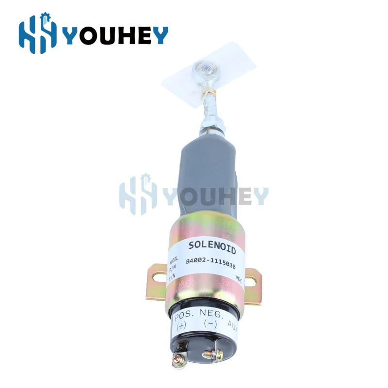 

B4002-1115030 12v Diesel Generator Engine Stop Solenoid Valve Electronic Flameout Fuel Cut Off Switch Genset Accessories Parts