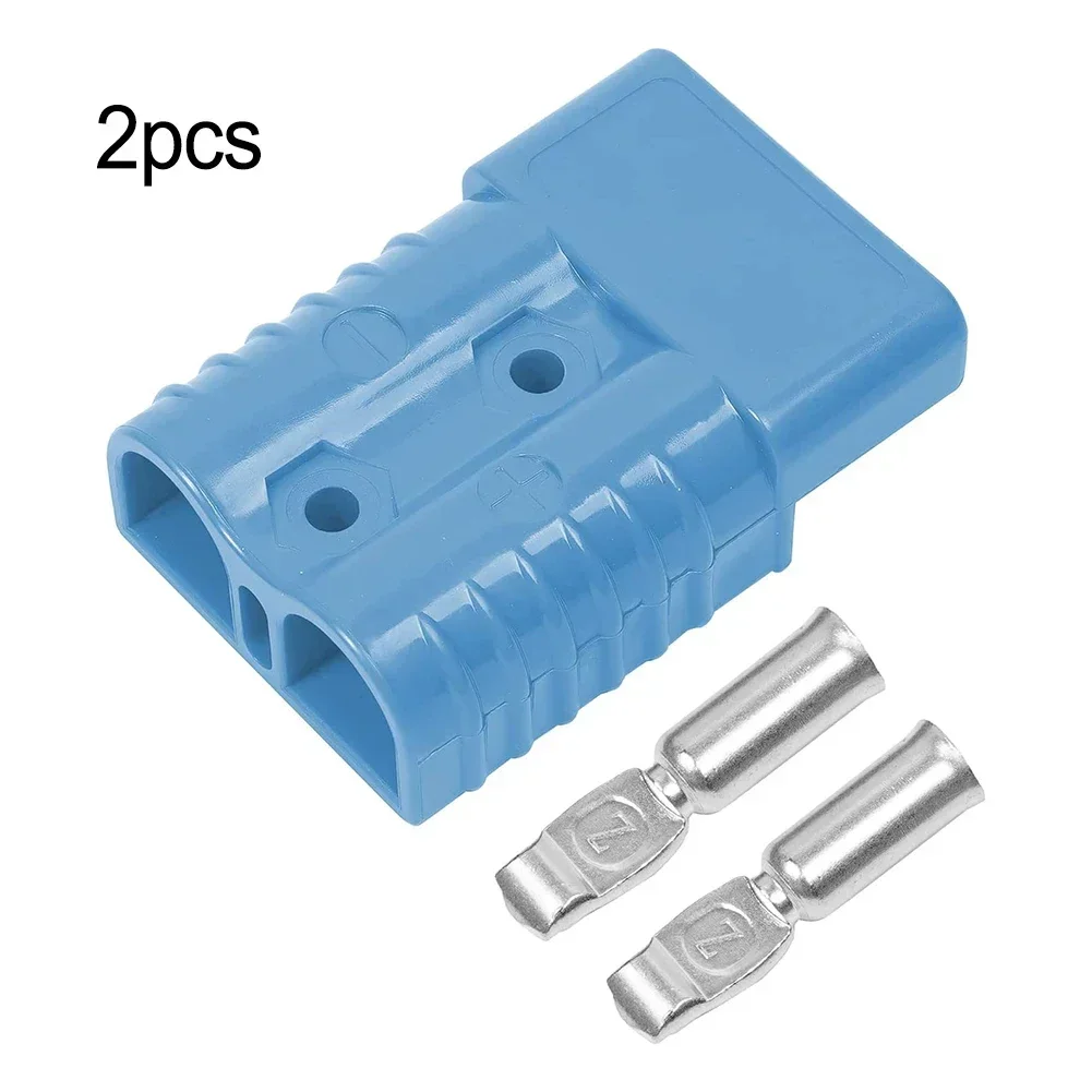 

Terminals Plug 2pcs 600V Accessories BLUE Cable Terminal Connect Copper Silver For Ships For Yachts Industrial