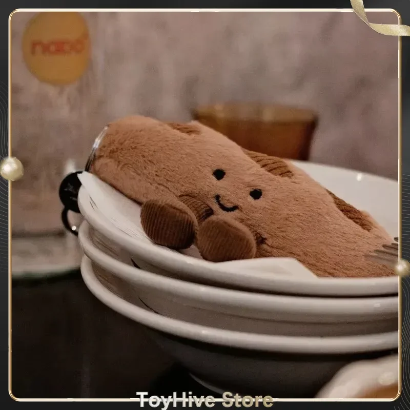 【IN STOCK】JELLYCAT UK Fun Cute Baguette Bag Pendant With Bag Jellycat Baguette Keychain Plush Doll Birthday Christmas Gift