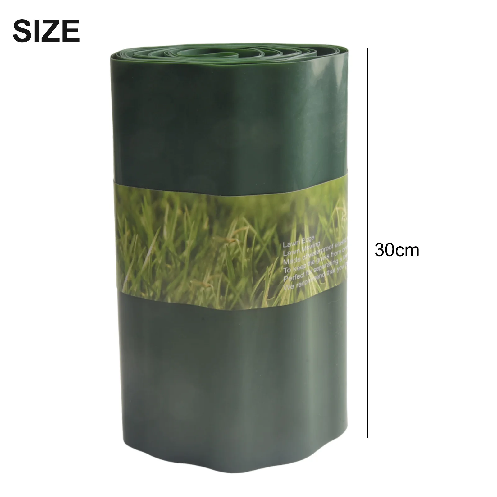 Lawn Edge Border Fence 9m Roll PP Plastic for Garden Path Edging Outdoor Landscape Design and Grass Area Separation
