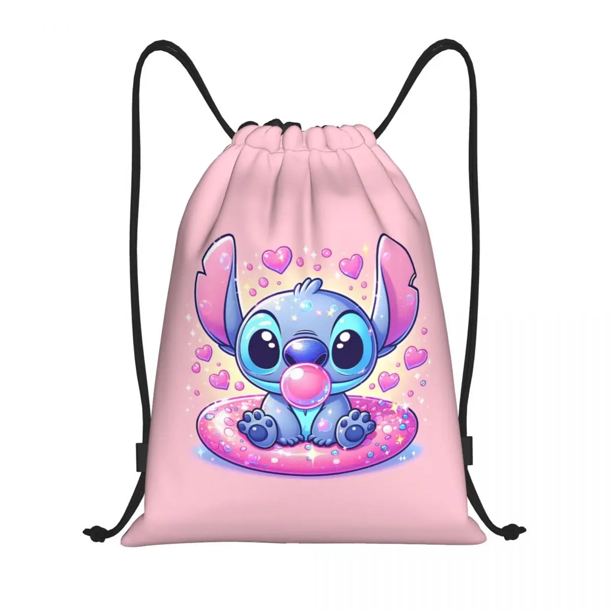 

Custom Stitch Drawstring Bags for Training Yoga Backpacks Women Men Science Fiction Sports Gym Sackpack