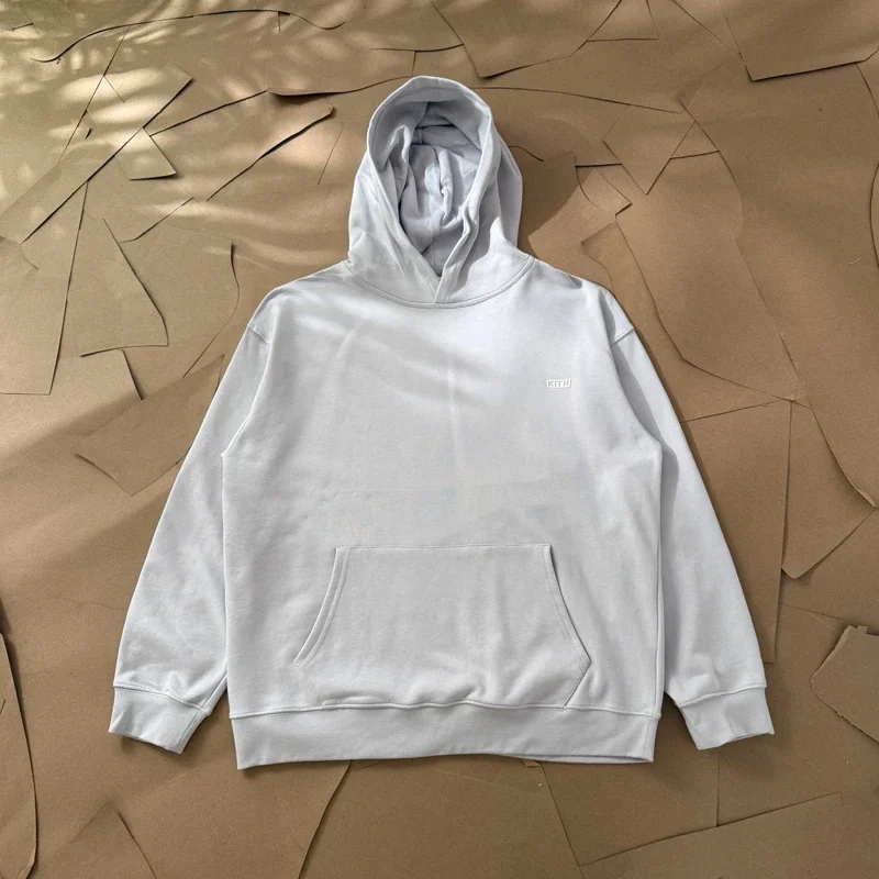 New Real Photo Classic Fashion KITH Print Hoodie Men Women High Quality Oversized Casual Hooded Sweatshirts
