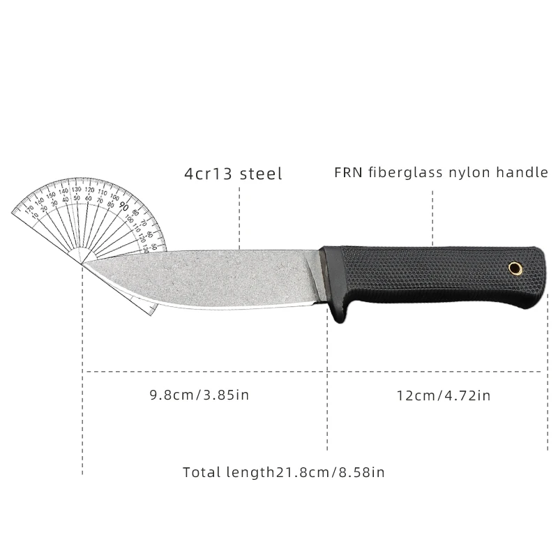 Outdoor self-defense jungle survival hunting pocket knife tactical knife fixed blade knife 4Cr13Mov blade fruit knife camping hi