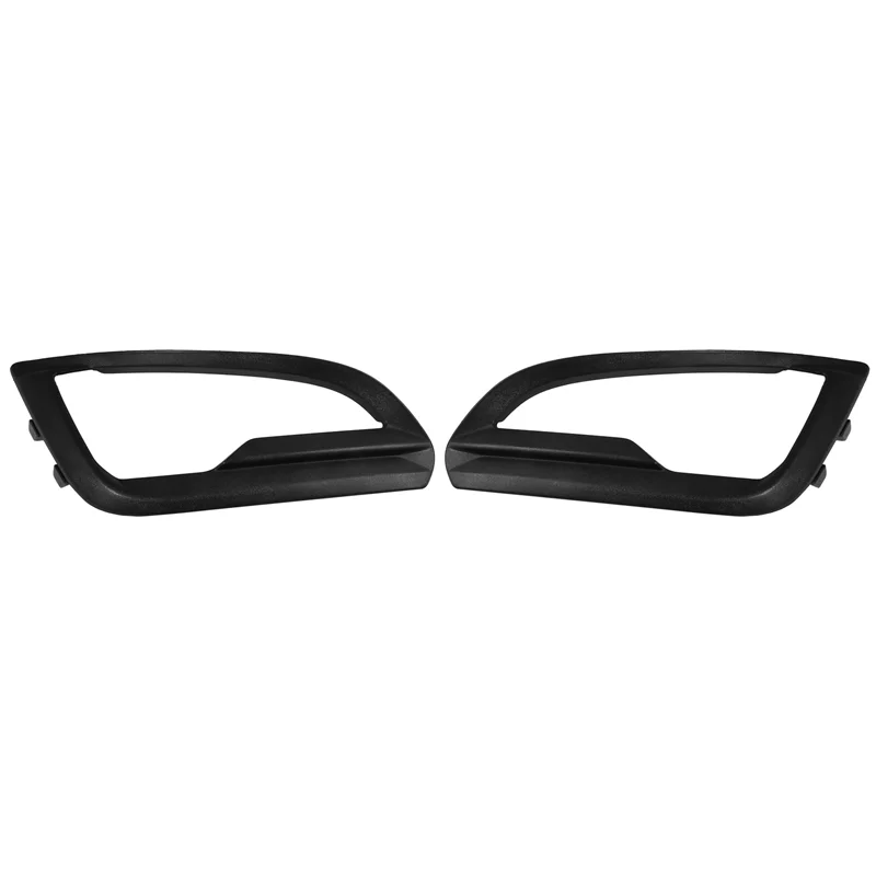 A73X-Front Left & Right Bumper Fog Light Cover Lamp Frame Bezel For Ford Ecosport 2018-2022 Headlight Trim Frame