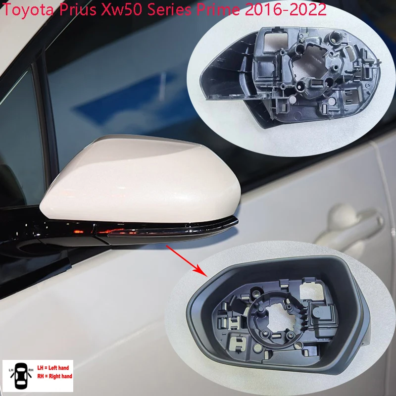 

Car Accessories For Toyota Prius Xw50 Series Prime 2016 ~ 2022 Rearview Mirror Frame Rearview Mirror Housing Reversing Frame