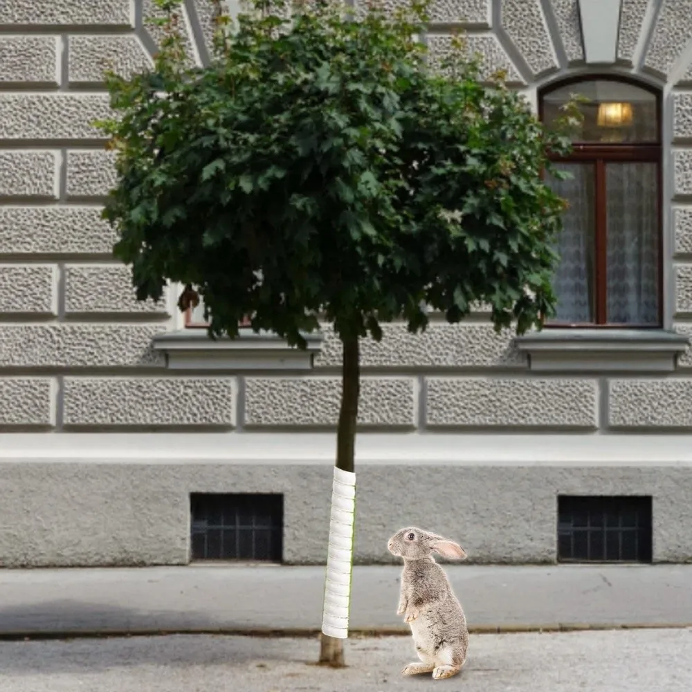 40cm Tree Bark Protector Plastic Spiral Tree Trunk Protector Tube Wraps Flexible Bites Proof Cover Deer Prevention