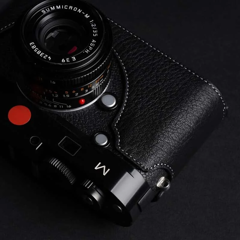 Genuine Leather Handmade Camera Half Case Camera Bag Design for Leica M M-P M240p MM