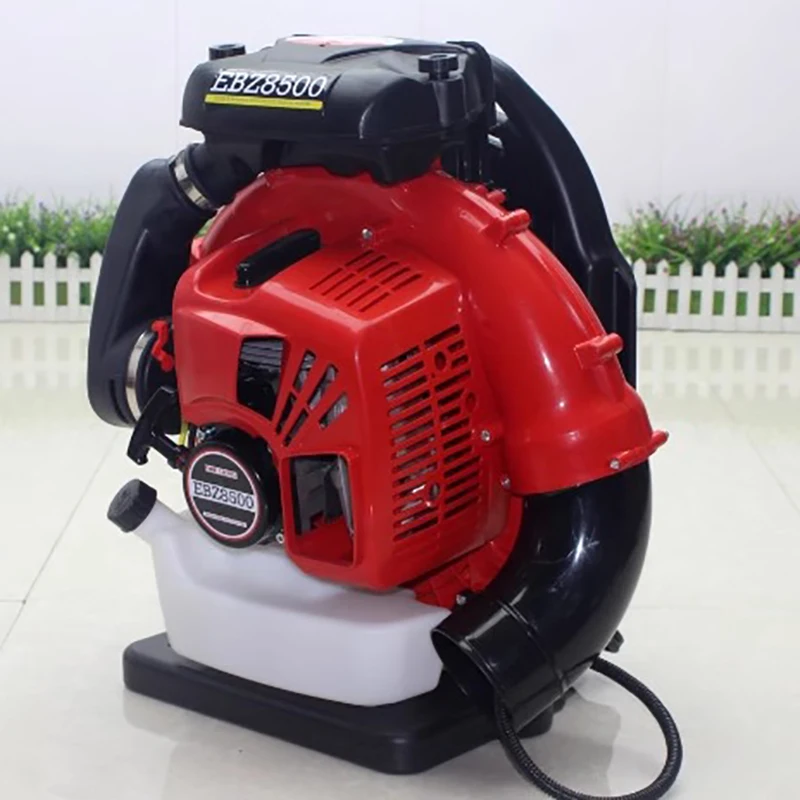 2-Stroke Engine Backpack Snow Blower 75.6cc Horizontal Bar Leaf Blower Portable Snow Removal Machine for Yard Lawn Driveway