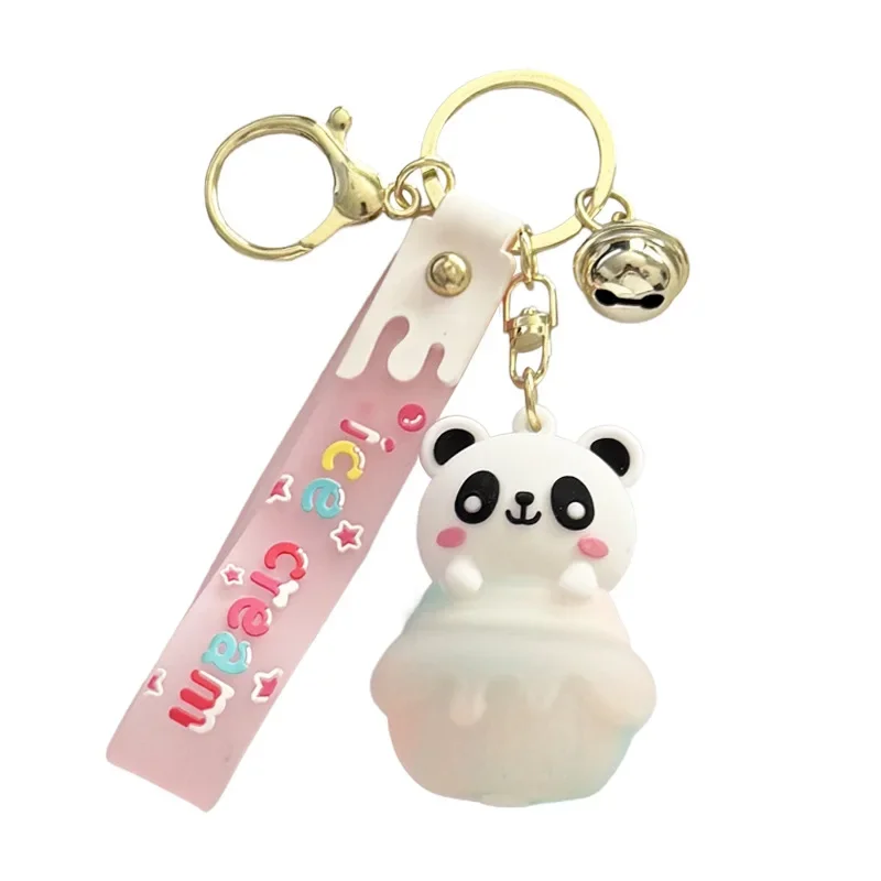 ملحقات سلسلة مفاتيح مينسو لتخفيف التوتر والعادم، وأضواء ملونة مضيئة، وسلاسل المفاتيح، ومعلقات الحقائب، والسيليكون