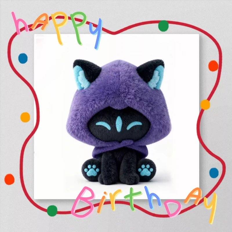 

New Valorant Omen Valorant Cat Anime Cosplay Printing Nunu Cotton Padding 10cm Plush Pendant Backpack Keychain Gift