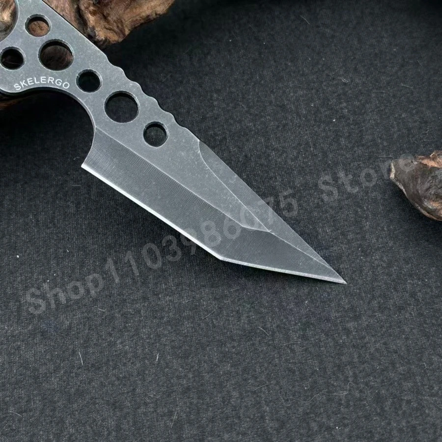 

Нож с фиксированным лезвием 5,82 дюйма из прочной стали 440C. Практичный нож для кемпинга, походов и рыбалки.