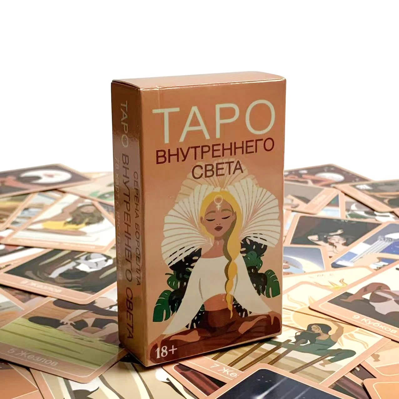 Russian Tarot Cards A 78 Pcs Tarot Cards Connect To The Radiant Light Inside Yourself,Party Games For Girls and Women