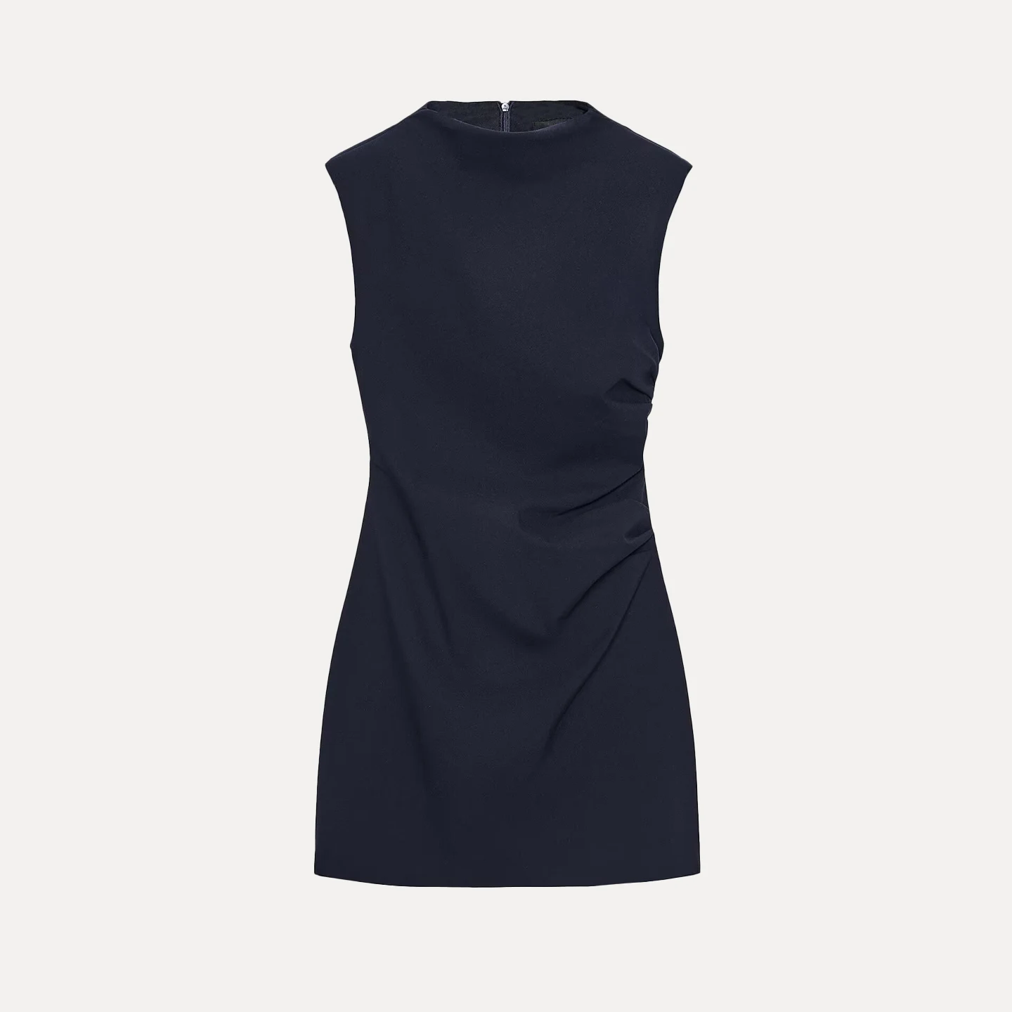 Z Ele Faionable ort Dr met oulder Pads Casual Sle A-lijn rok voor dames rond Neline No Sve