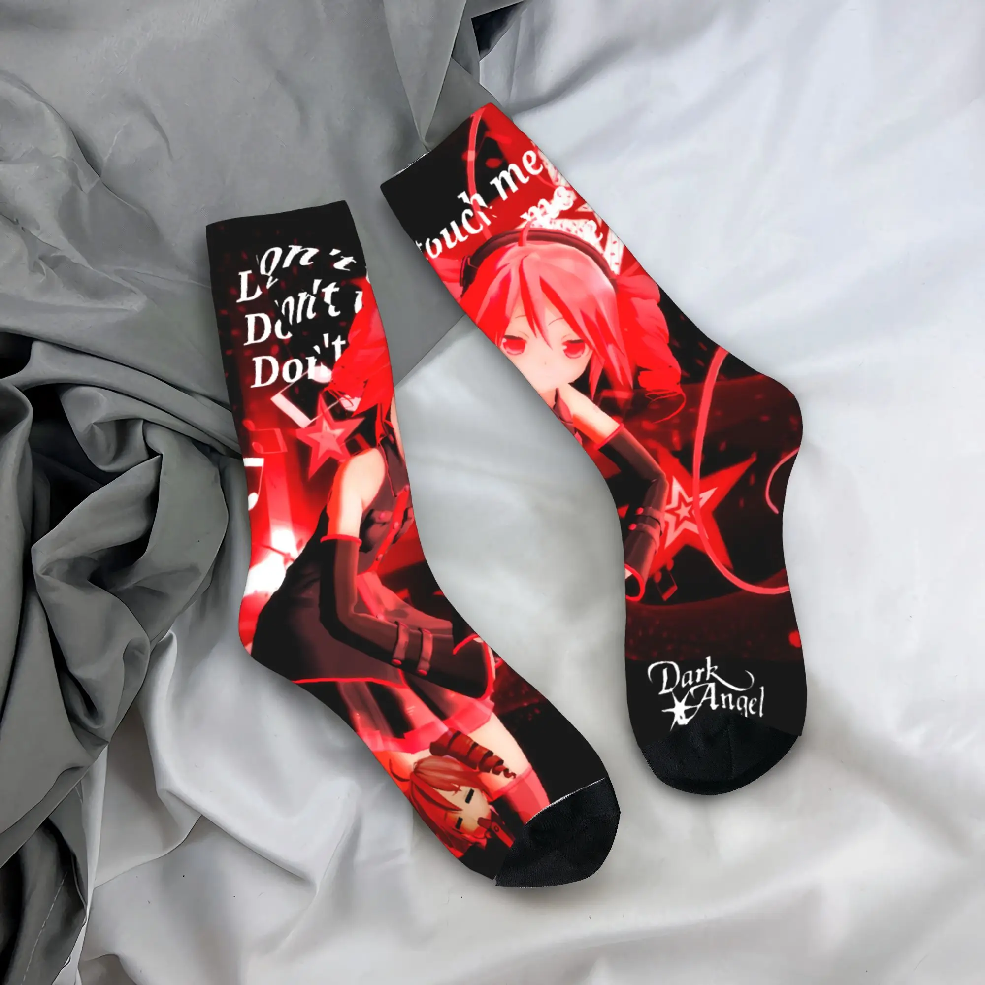 Kasane Teto Y2K Stockings  Pattern Harajuku Socks Winter Non Skid Socks Unisex Men Climbing Breathable Socks