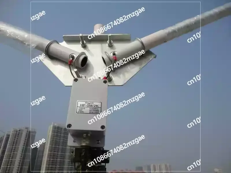 750V Positive V Short-Wave Antenna High-Efficiency, 5-Band Low-Noise Excellent Performance for Ham Radio