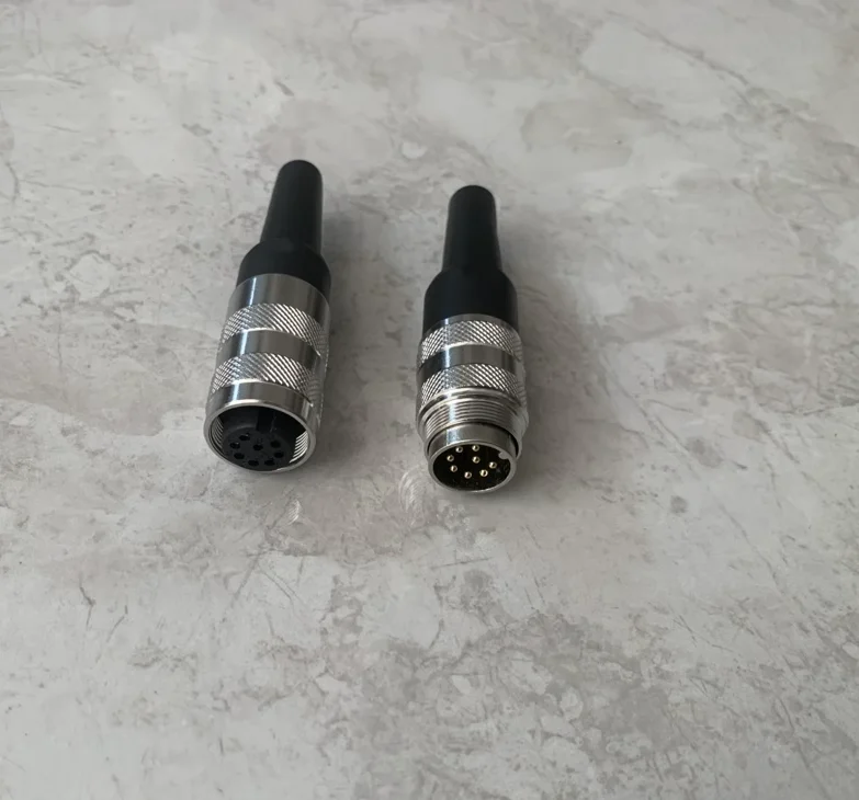 1 Pair 8PIN 8P 8 Pin DIN Male Female M147/M149/M150 Plug Connector For Neumann Microphone