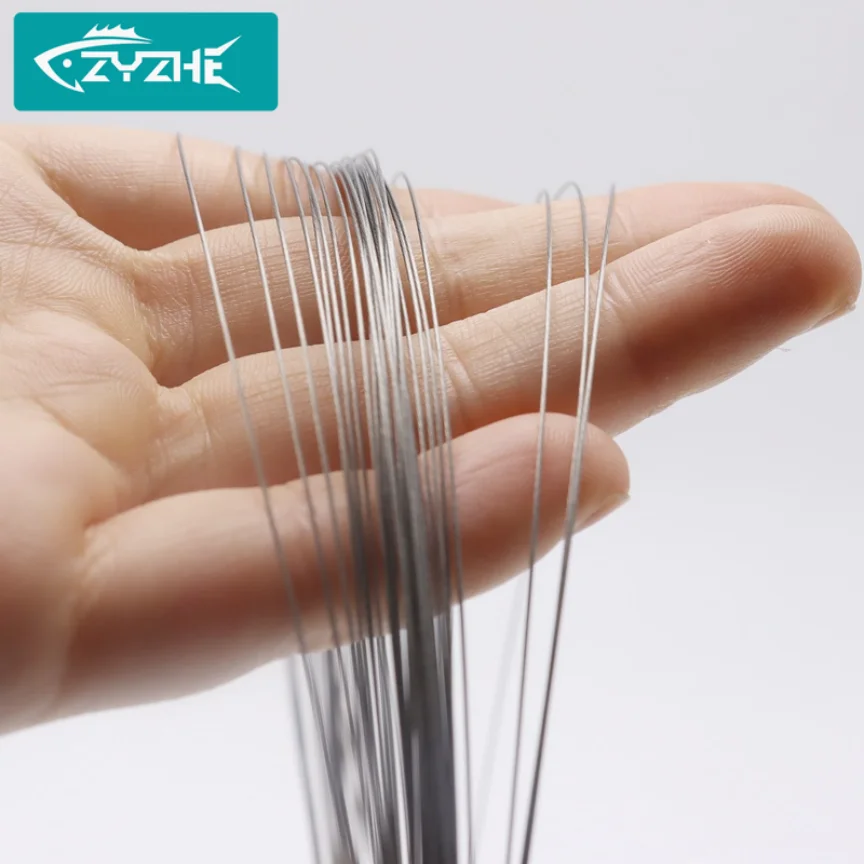 ZYZHE 1PC Fishing Steel Wire 10m Size 20LB-90LB High Strength Soft and Rust Resistant Fishing Leader Line