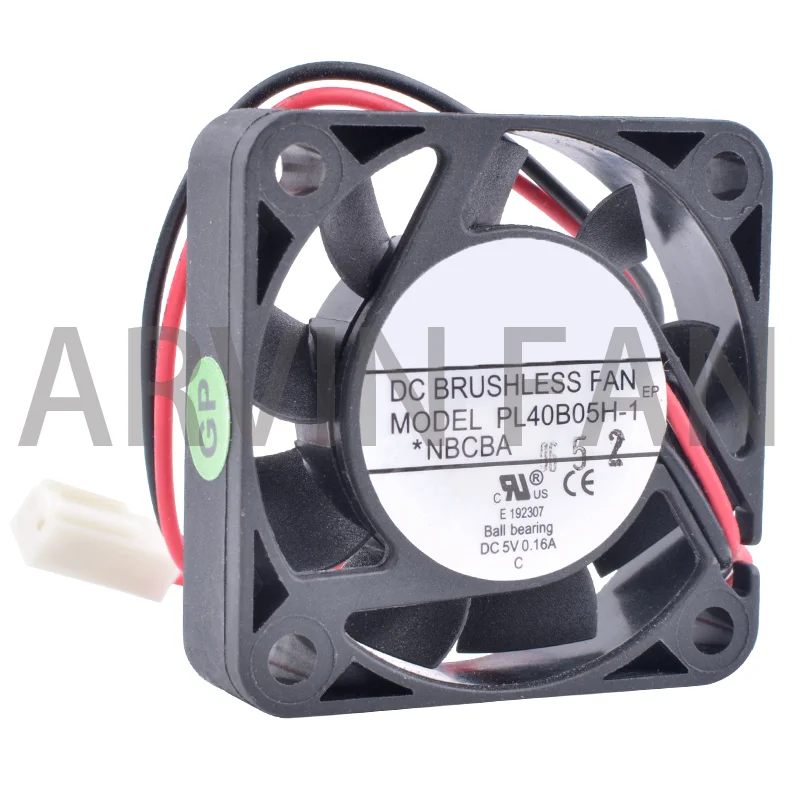 

Brand New Original COOLING REVOLUTION PL40B05H-1 4cm 40mm 4010 5V 0.16A Ball Bearing Router USB High Volume Air Cooling Fan