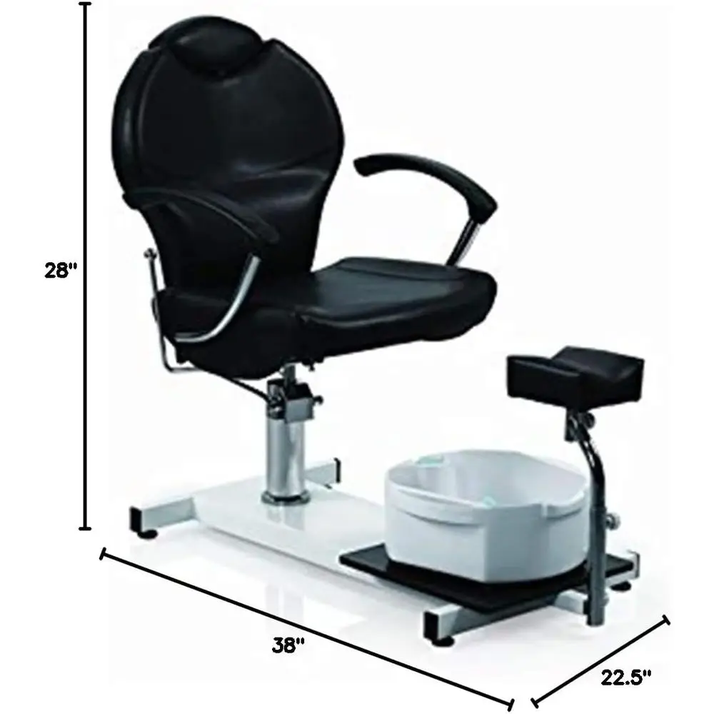 Pedicure Station with Foot Massage Chair and Nail Salon Equipment