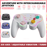 Wireless Controller For Nintend Switch Gamepad Turbo For Retro GameCube Joystick with Charging Station For Switch Pro Accessorie