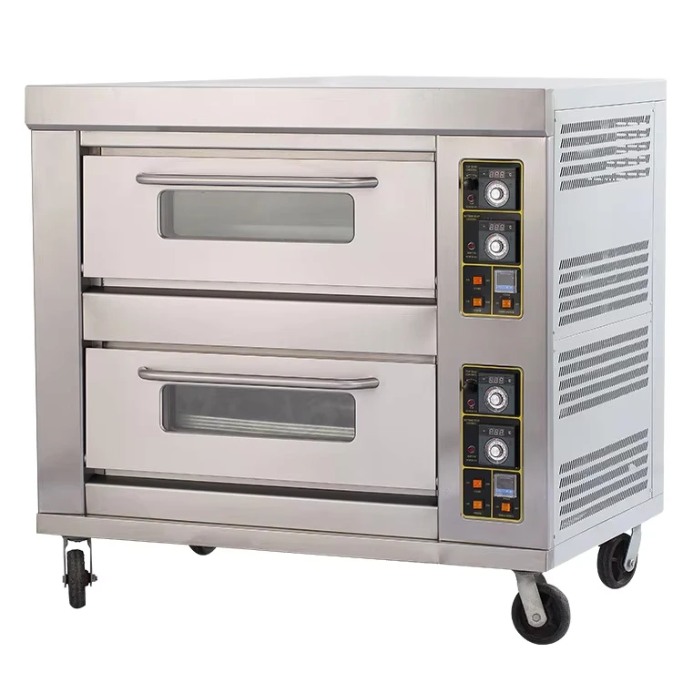 

【Best-selling】Low Price 3 Decks 9 Trays Bread Baking Experimental Pizza Bakery Equipment Southstar Ovens Digital Control Adjusta
