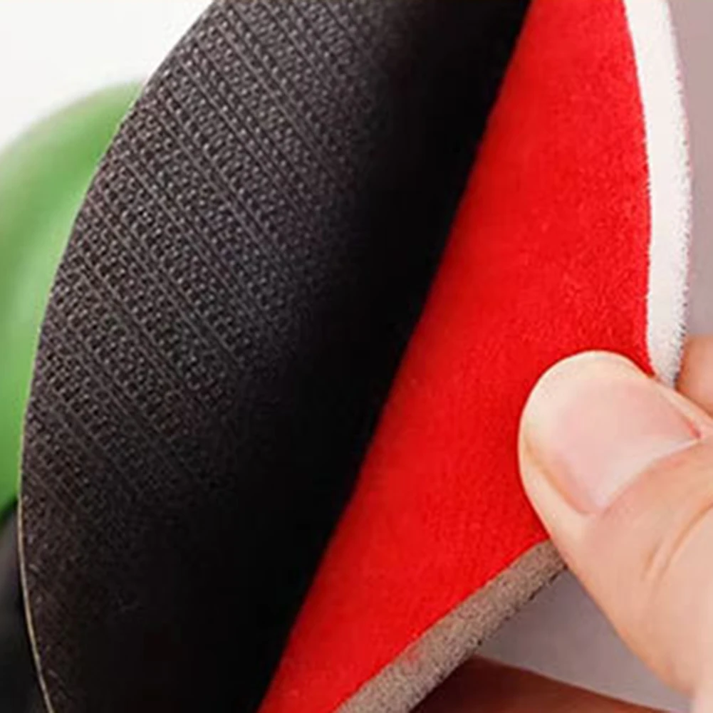 Automotive Putty Sanding Sponge Paper 3 Inch Round with Wear Resistant Silicon Carbide and Tough Sponge Base 50pcs
