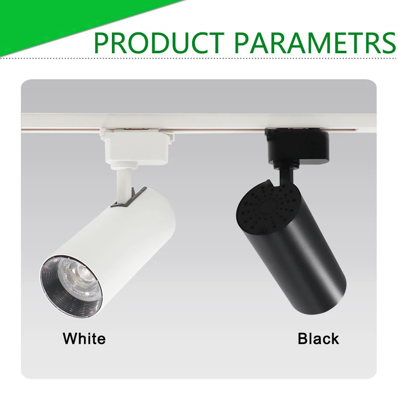 Led Track Light Spotlight COB Track Lights Rails Track lighting Fixture For Clothing Shop Living Room Home Ceiling Lamp Rail