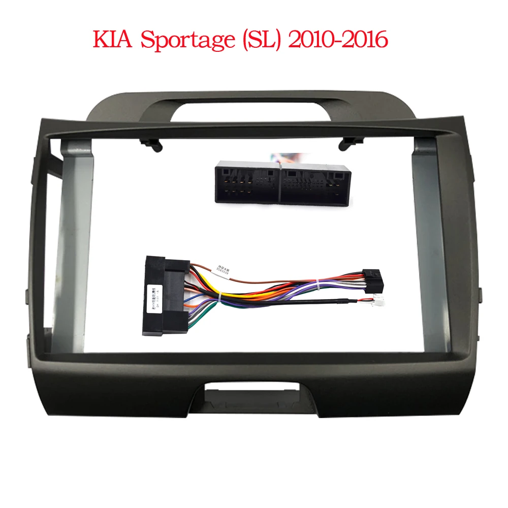 

Car Radio Frame Kit For KIA Sportage 2010-2016 Auto Stereo Dash Panel Mounting Bezel Faceplate Center Console Holder Fascia