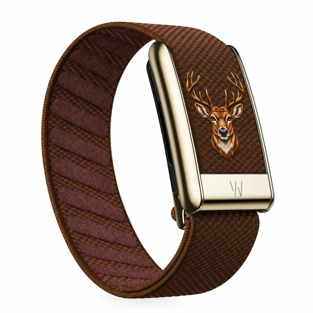 WHOOP 5.0 MG Deer Pattern Nylon Woven Strap Printed Sport Replacement Wristband Outdoor Fitness Accessory