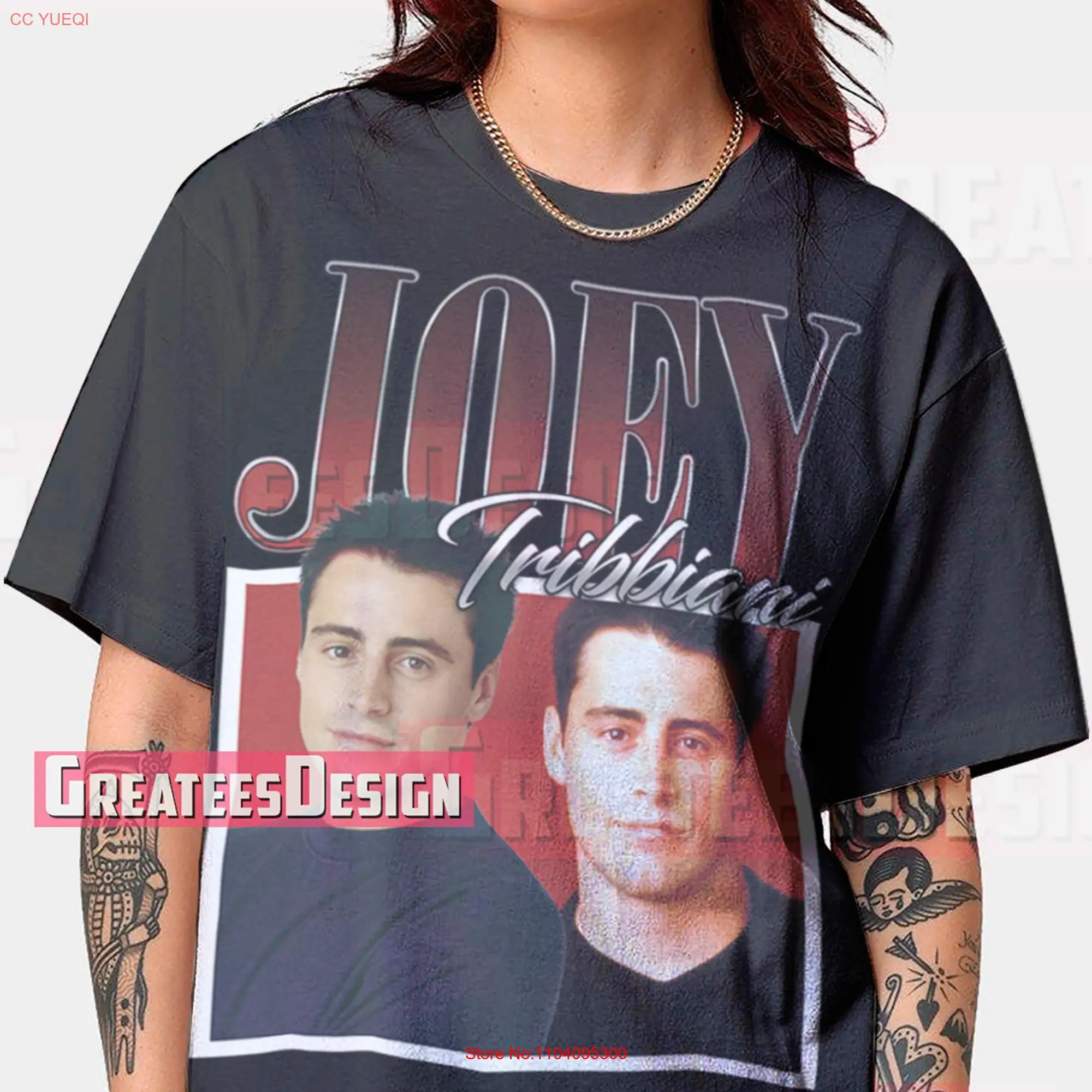 Limited Joey Tribbiani T Shirt Matt LeBlanc Oversize BGL817 long or short sleeves