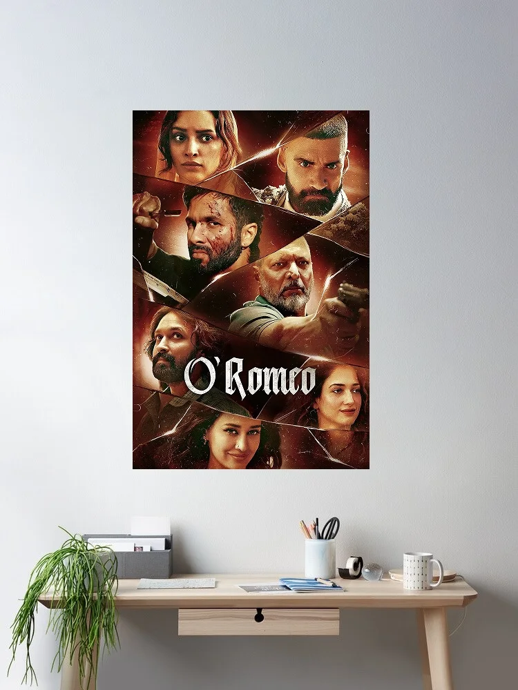 O'Romeo 2026 Movie Print Art Canvas Poster- For Living Room Decoration - Home Wall Decor Picture