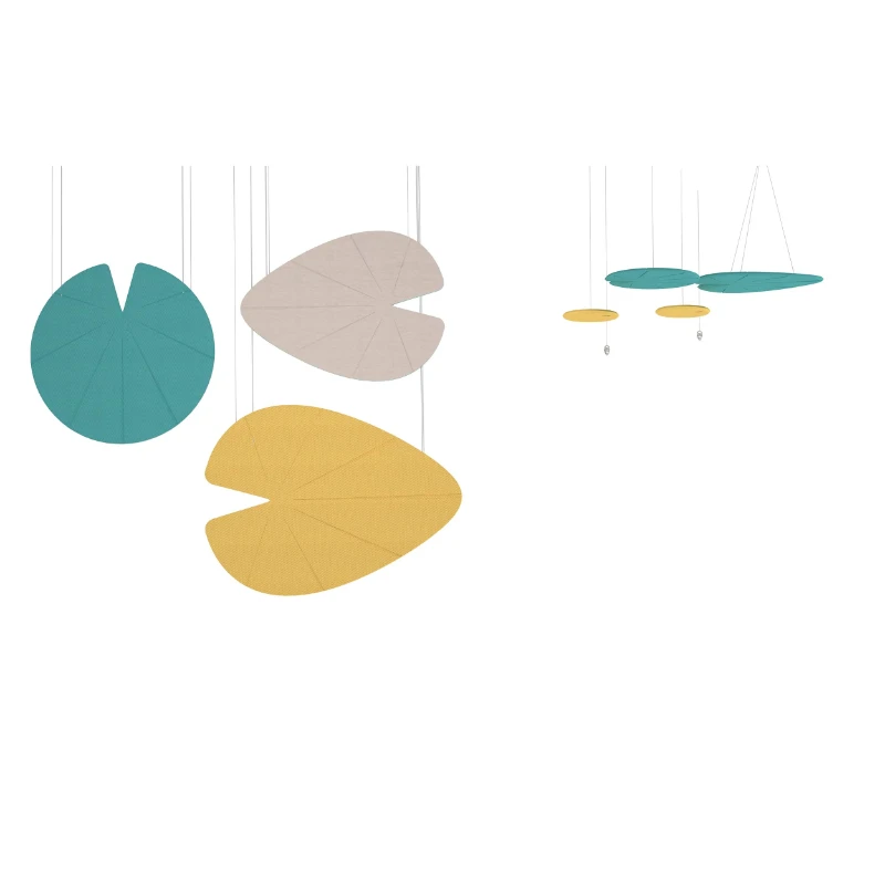 

Sound insulation ceiling modern environmentally friendly high-quality wool fabric felt base steel wire block