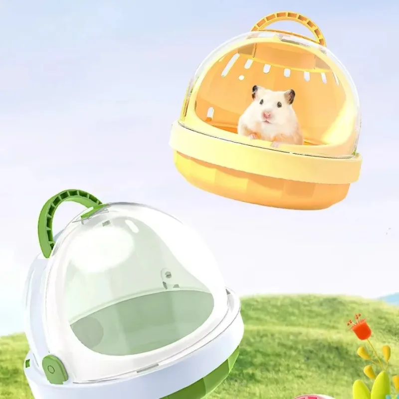 Hamster Cage Nest Portable Outer Basket Honey Bag Weasel Flower Branch Mouse Golden Wire Bear Panoramic Outer Bag Pet Supplies